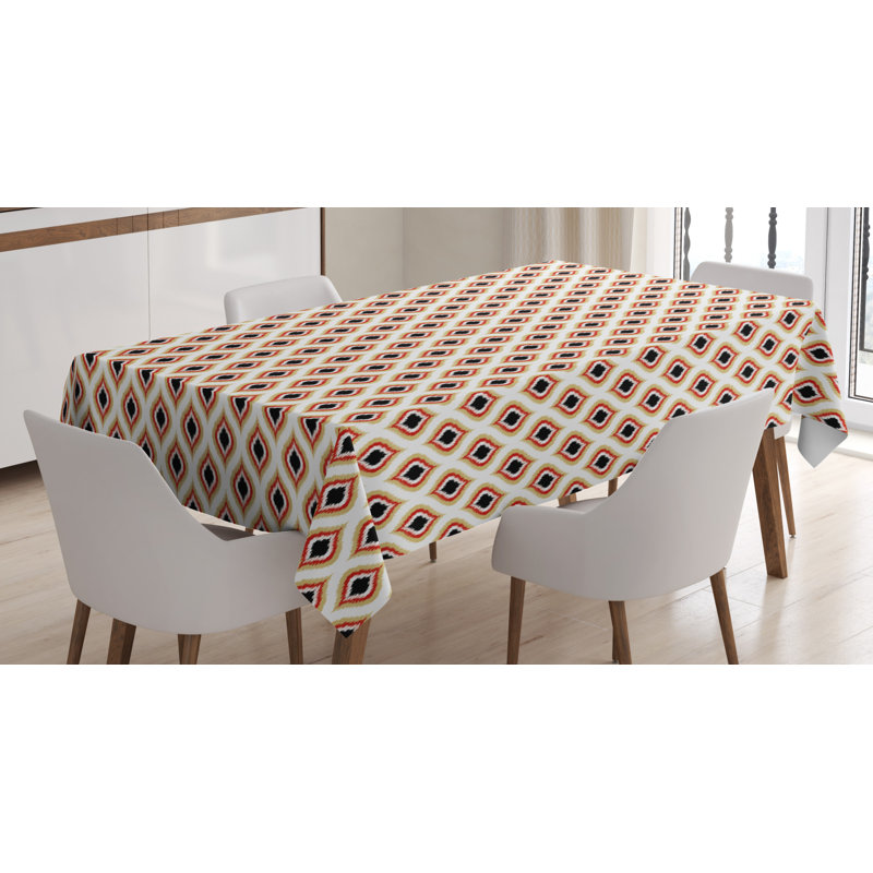 Ikat Tablecloth, 84" L x 60" W