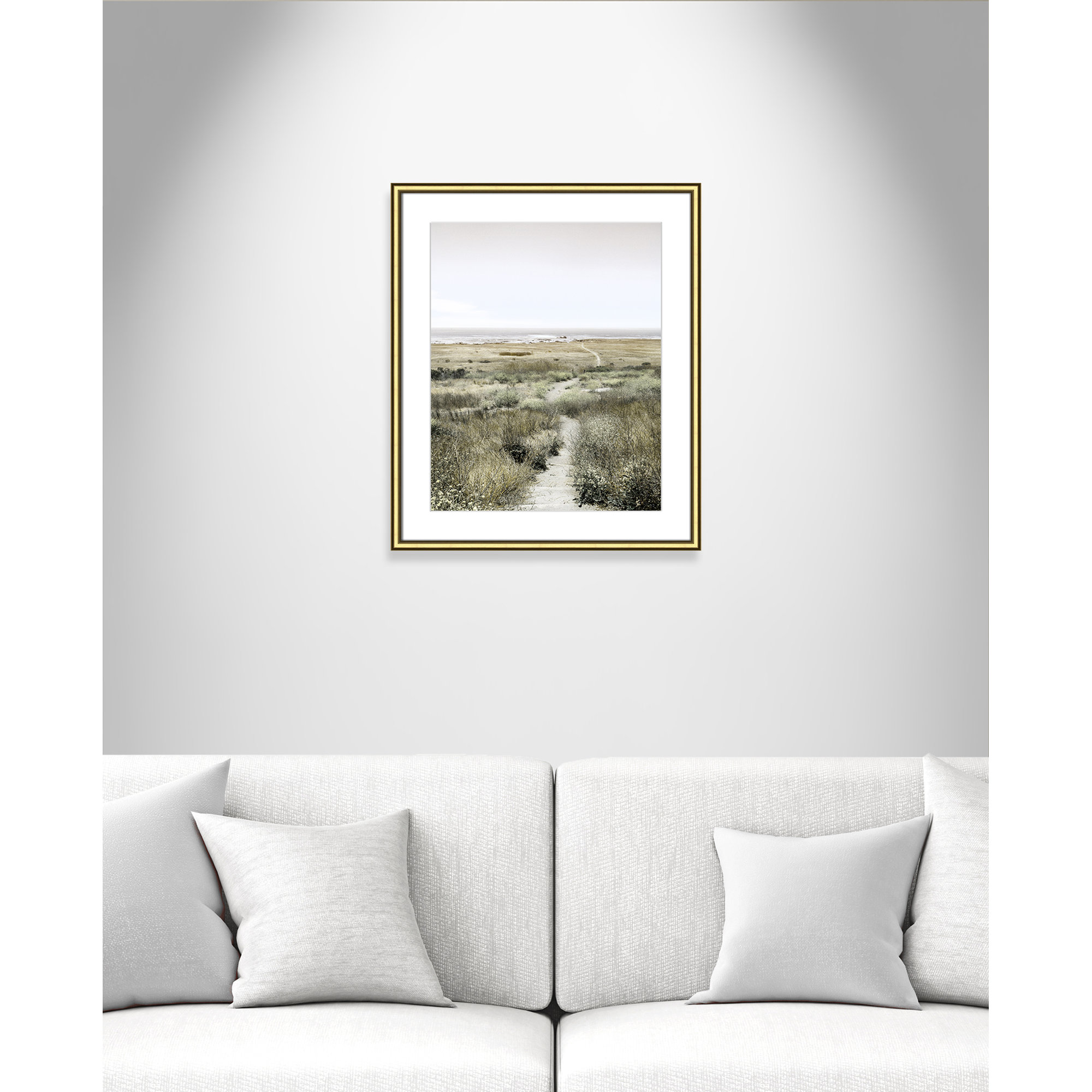 Footpath to Paradise by Danita Delimont - Picture Frame Photograph, 22.75 W x 26.75 H x 0.88 D, Gold