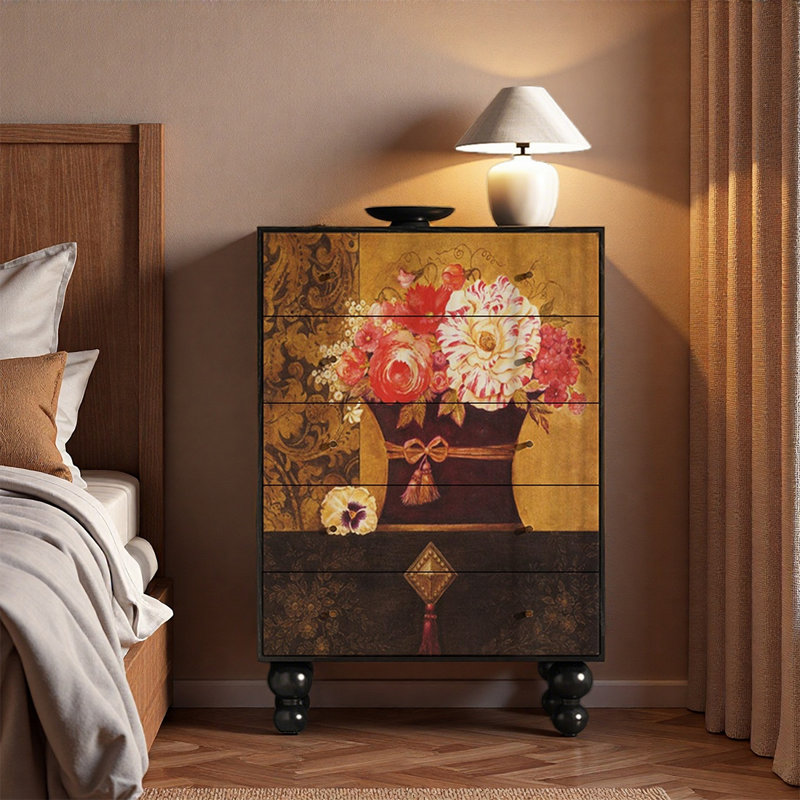 Armoire décorative à tiroirs spacieux