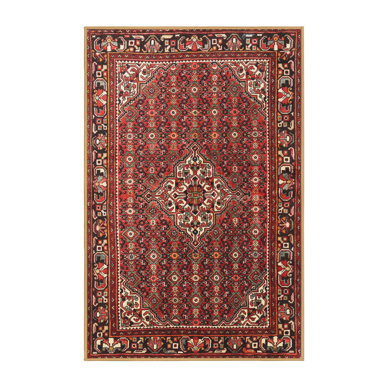 Tapis rouge à motif sud-ouest, Rectangle 7 pi x 10 pi