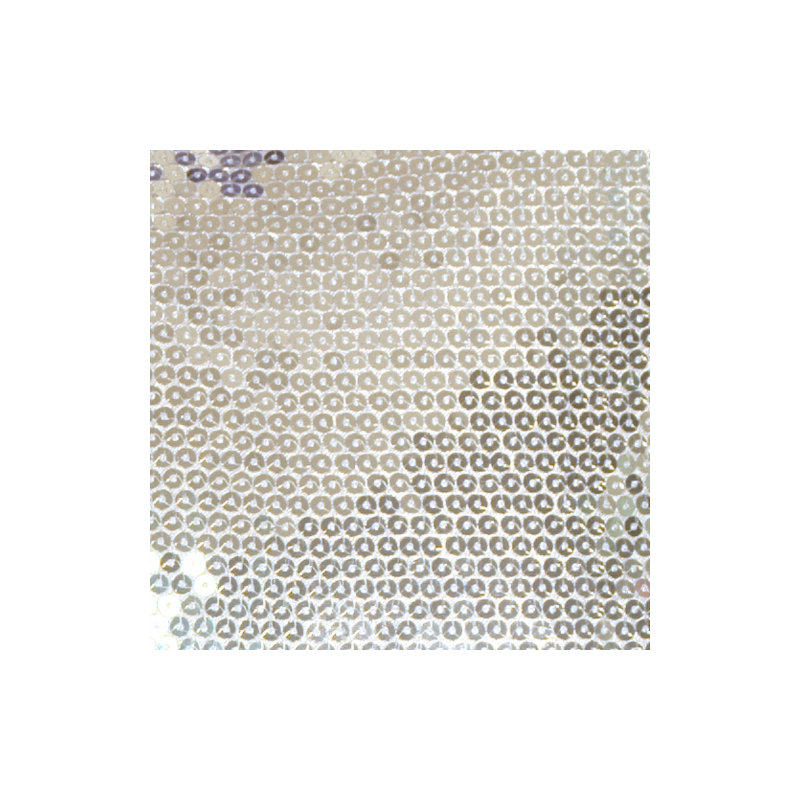 Coussin sequins Tarra, argent