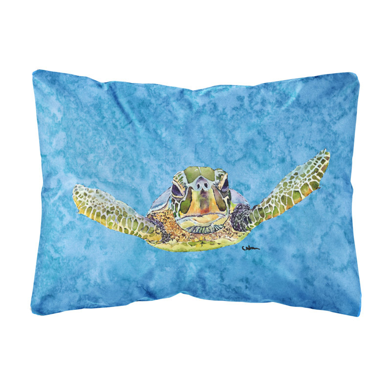 Coussin intérieur / extérieur Turtle Turtle, H 12 po x l 16 po x P 4,5 po, Rectangulaire