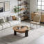 Table basse ronde avec rangement caché-466819596