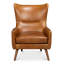 Patron Leather Wingback Chair