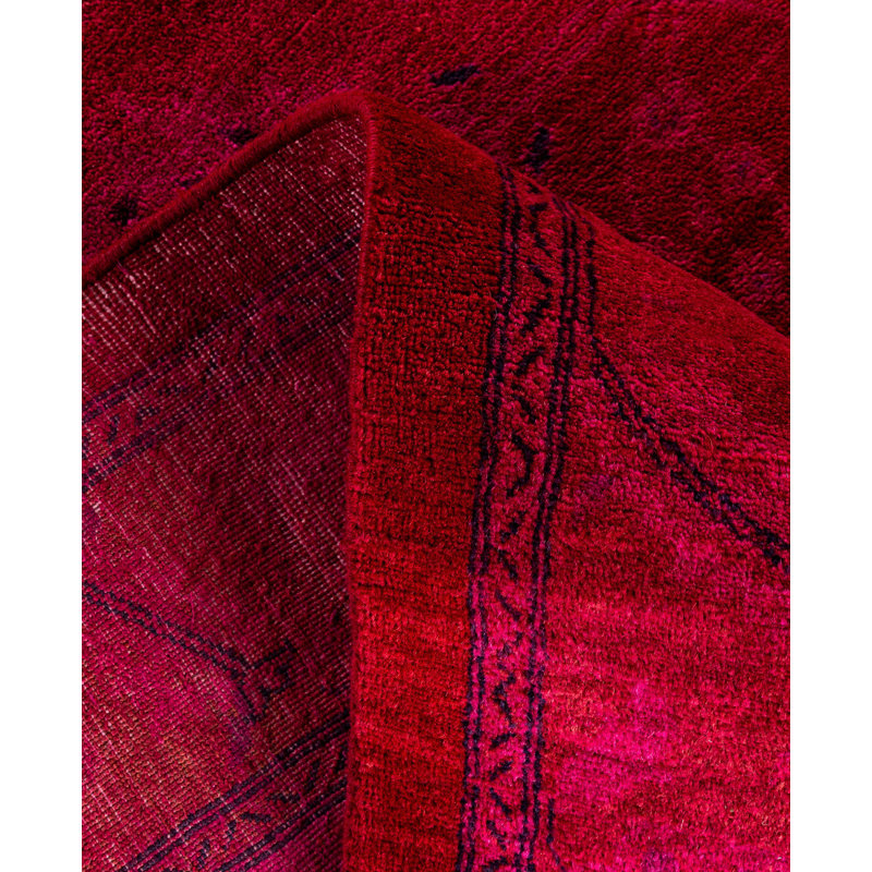 Overdyed One-of-a-Kind 8' 0" X 10' 5" Hand Knotted Area Rug