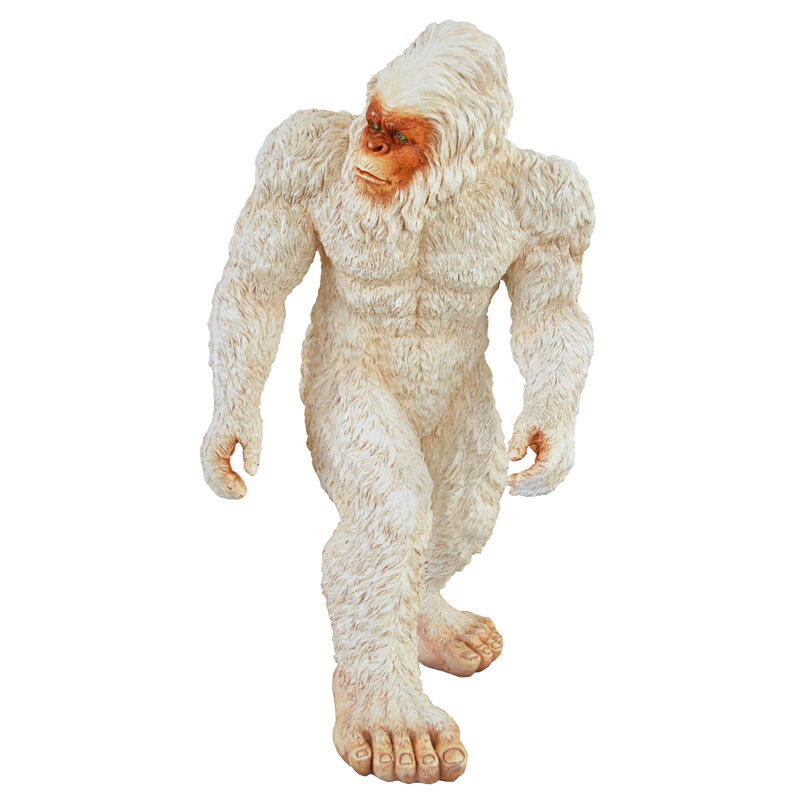 Large Hand-Painted Resin Bigfoot Garden Statue