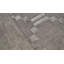 Wool Geometric Area Rug in Silver