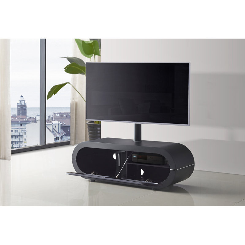 Alica Unfinished TV Stand for TVs up to 65", Black