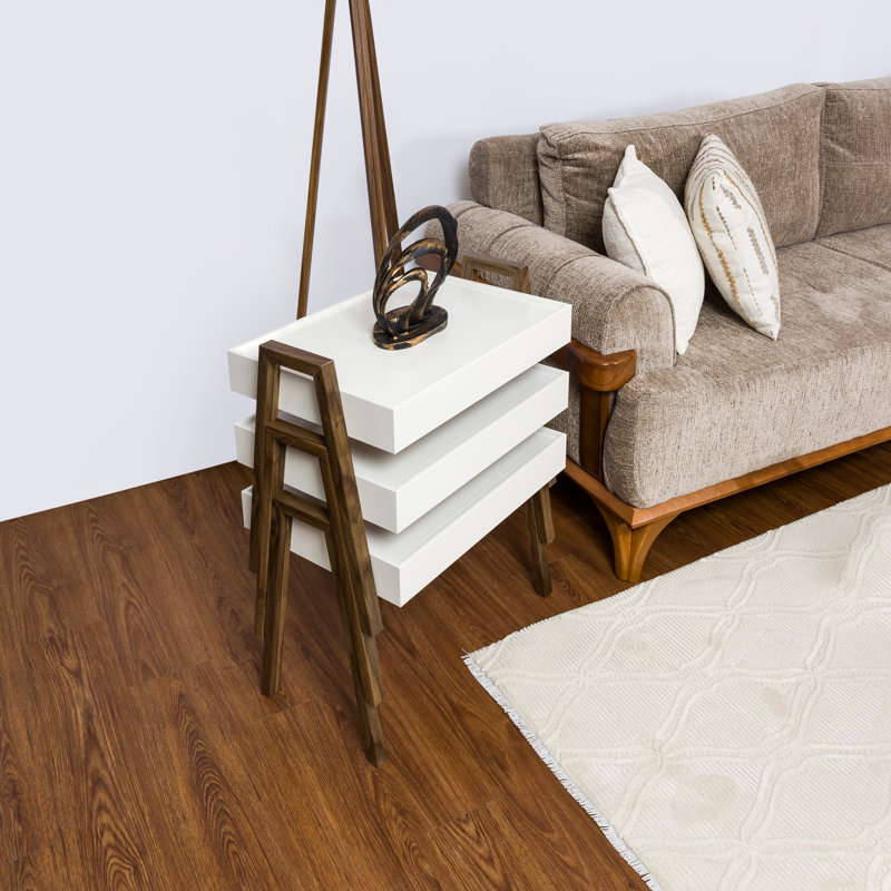 Ensemble de 3 tables gigognes Merinos Elegance, Blanc