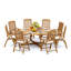 Marley Outdoor Teak Dining Set-1120772608