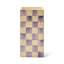 Violet Check Pillar Vase
