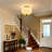 Glass Pumpkin Semi Flush Mount Ceiling Light-131401846