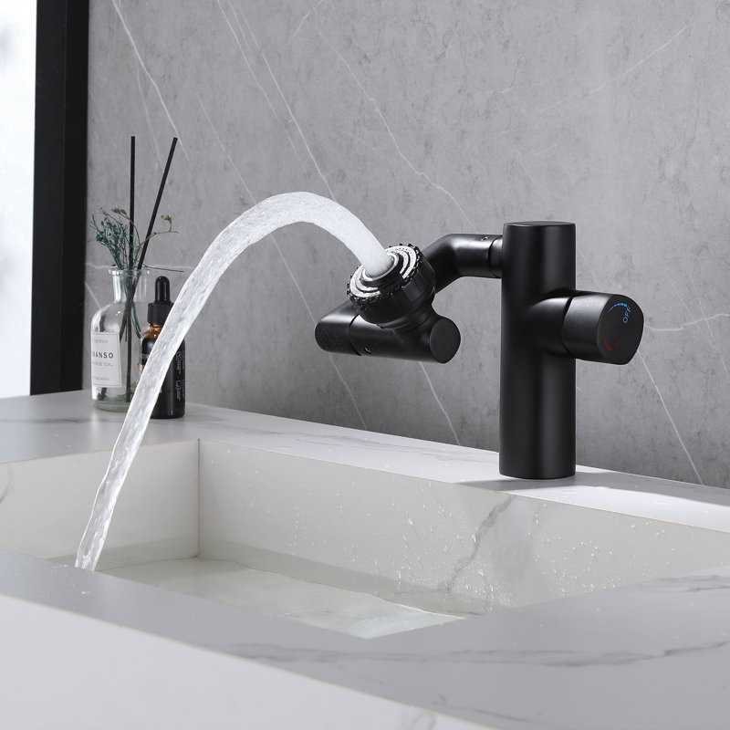 Robinet de salle de bain à un trou