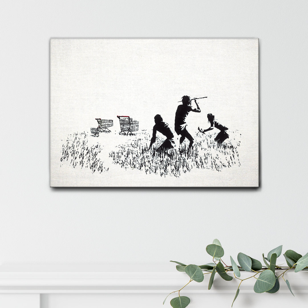 Leinwandbild Cart Hunters von Banksy