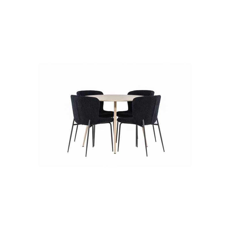 Arballo 4 - Person Dining Set, White