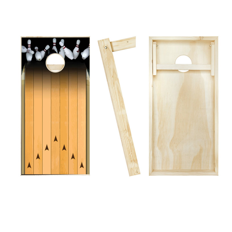 Ensemble de jeu de poches 2 'x 4' Bowling Lane