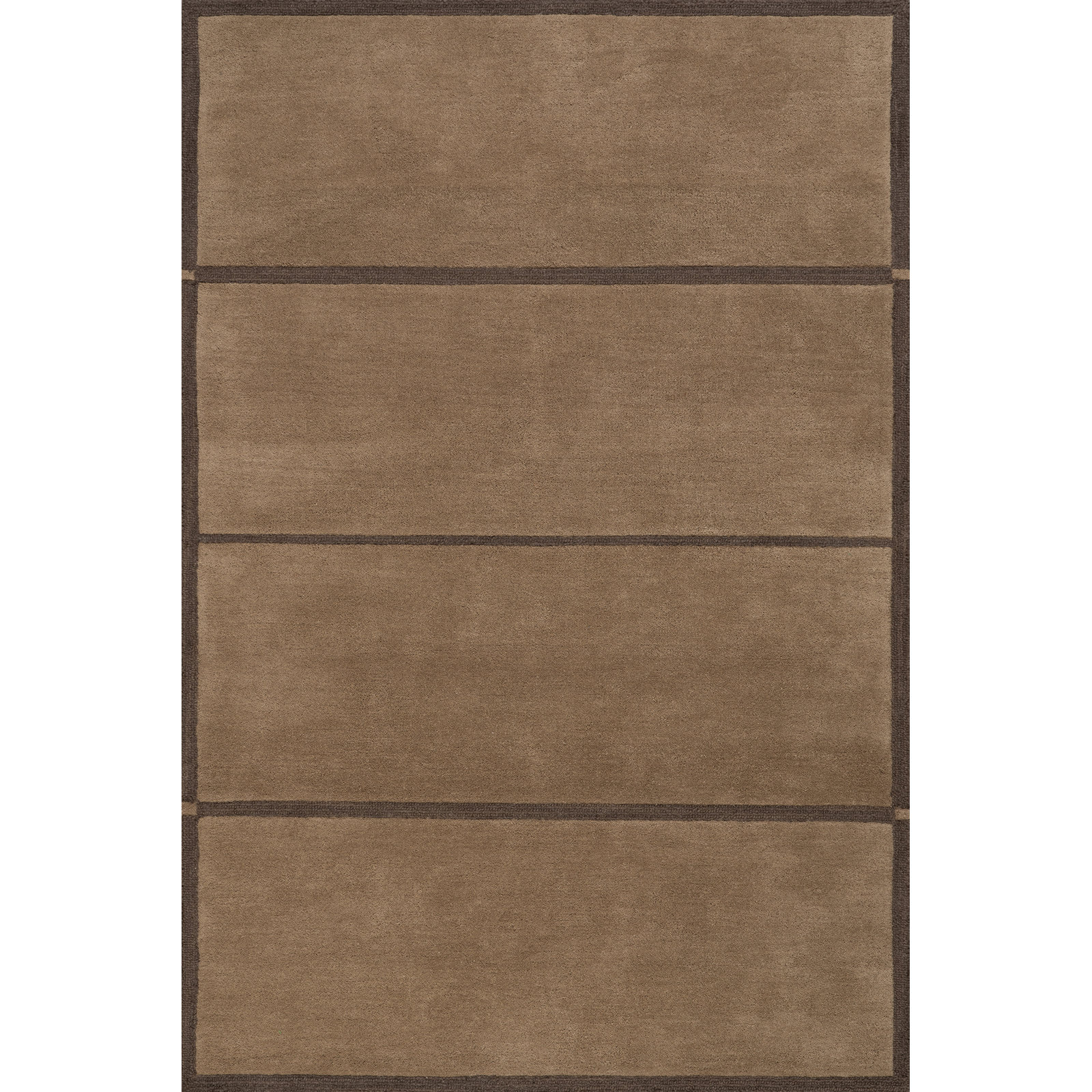 Mid-Century Hand-Tufted Geometric Rug, Rectangle 6' x 9'