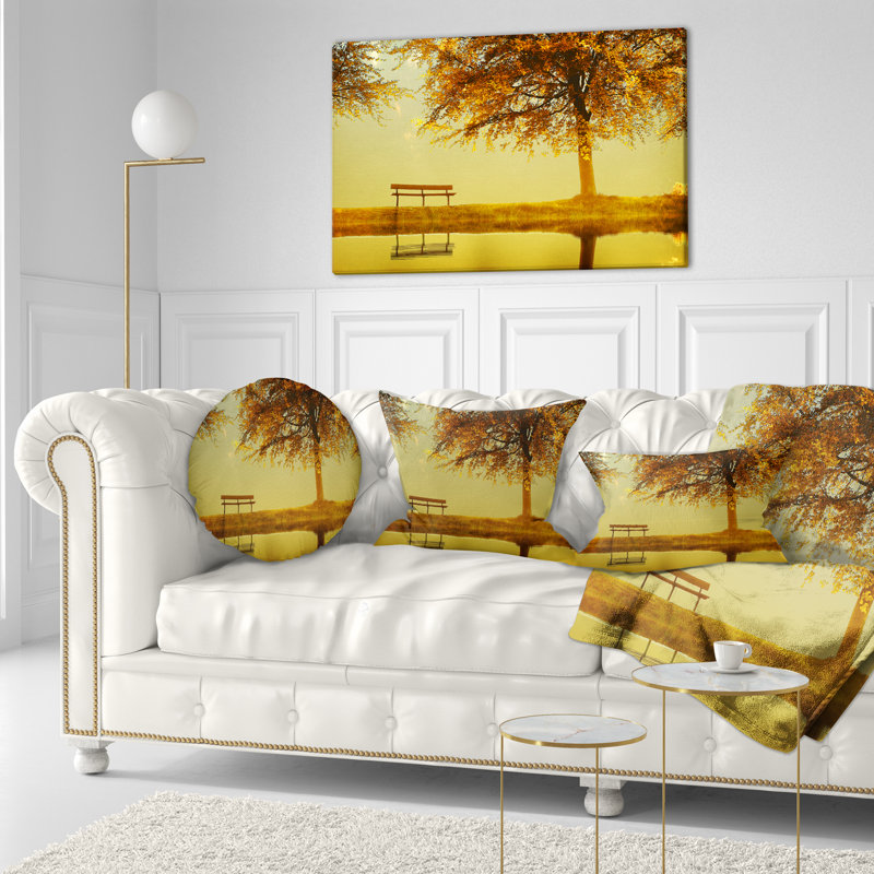 Coussin Landscape, Rectangulaire, 12 po x 20 po