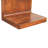Chestnut T-bar Rounded Bedside
