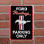 Décoration murale Ford Mustang en métal seulement