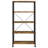 Avon Rustic Nutmeg 2-Piece Computer Desk And Bookcase