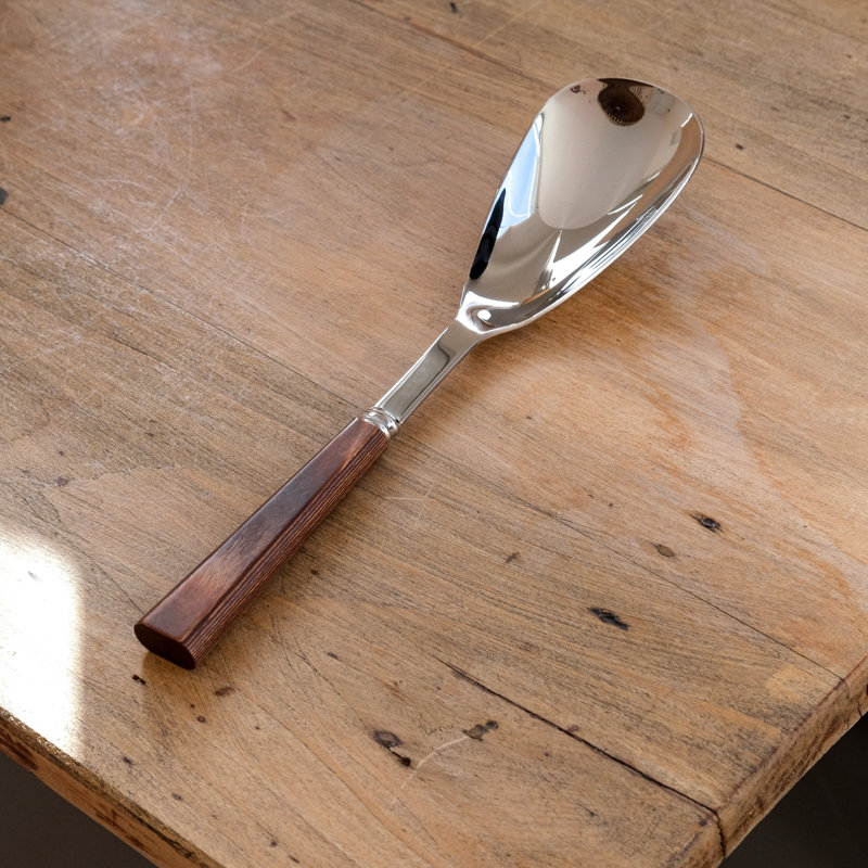Nature Serving Spoon, Faux Horn