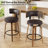 Chic Swivel Leather Upholstered Bar Stool For Ultimate Comfort And Style-1123261744