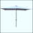 Taibah 120'' x 78'' Rectangular Lighted Market Umbrella-1861843148