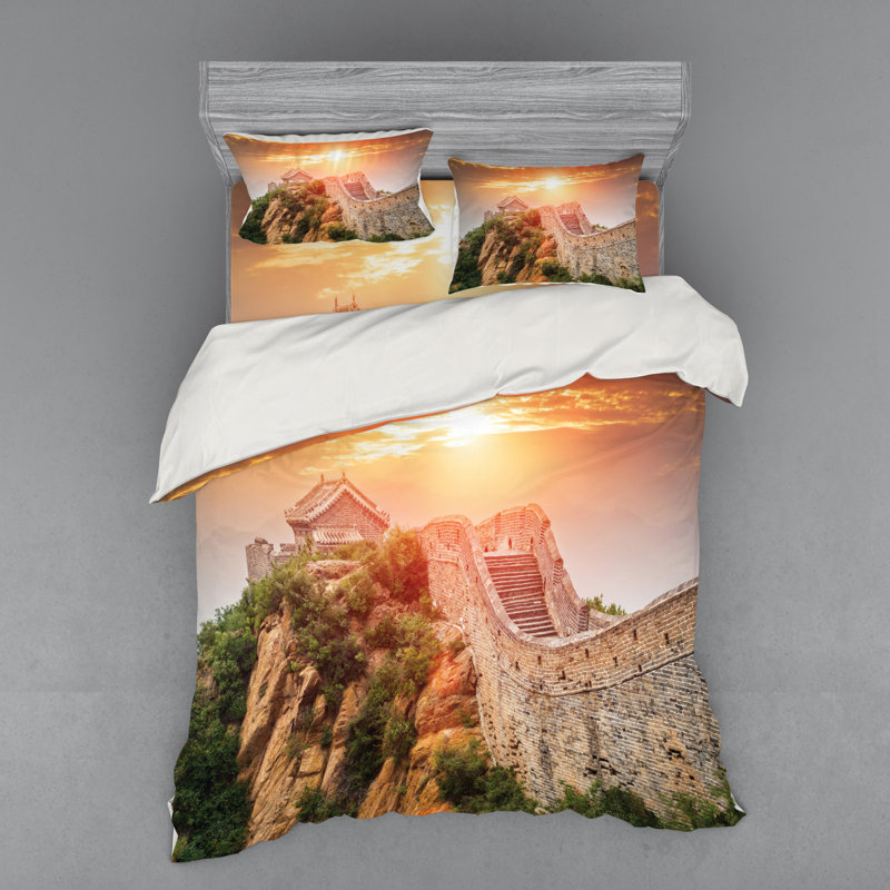 Eclectic Polyester Duvet Cover, Queen Duvet Cover + 3 Additional Pieces