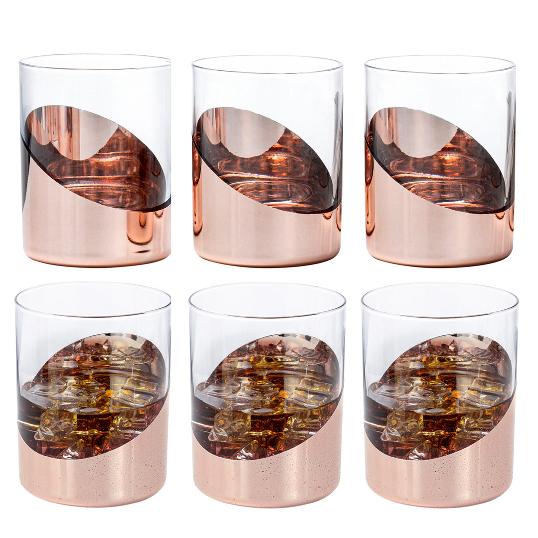 6 Piece 12 Oz. Whiskey Wine Glasses Set (Set of 6) Wrought Studio™