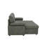 Canapé-lit modulaire convertible en L 88,5 po avec méridienne coulissante avec rangement et accoudoirs rembourrés-590725122
