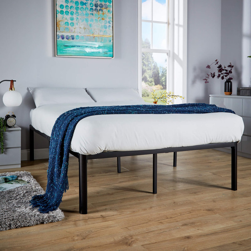 Gilbrae Black Bed Frame, Double (4'6)