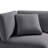 Cassandra Modular  2-Piece Sofa - Charcoal