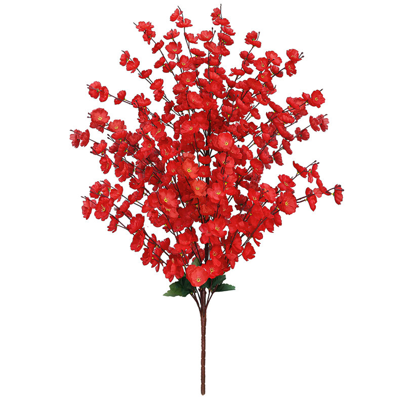 Bouquet de fleurs de cerisier artificiel, Red