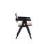 Armchair In Black And Natural