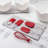 Glad 14 Piece Non-Stick Sweet Bread Kit in Red and White