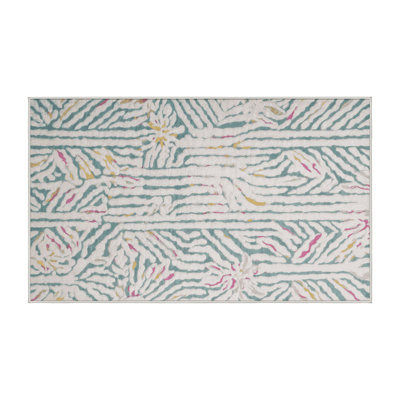 Machine Washable Beige Area Rug