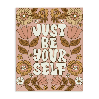 «Groovy Be Yourself», art mural sur toile par Taylor Shannon Designs
