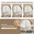 Adlai Elegant and Functional 42-Inch White Makeup Vanity