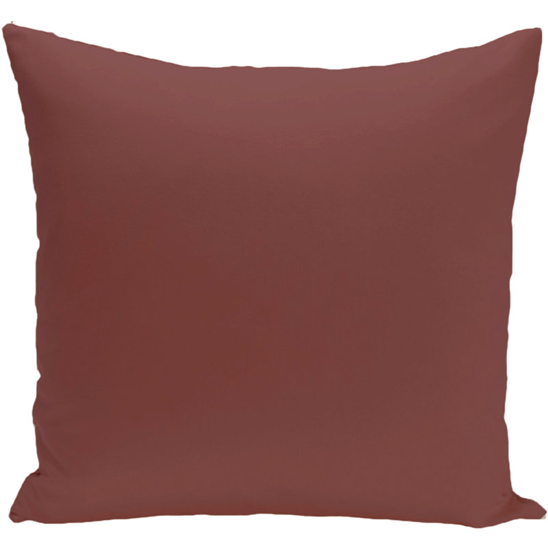 Housse de coussin d'extérieur carré Georgia, 16 po x 16 po, Acajou