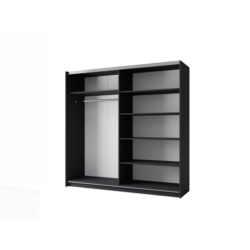 Laminate Wardrobe, Graphite Gray, 525.78cm H x 509.52cm W x 140.46cm D