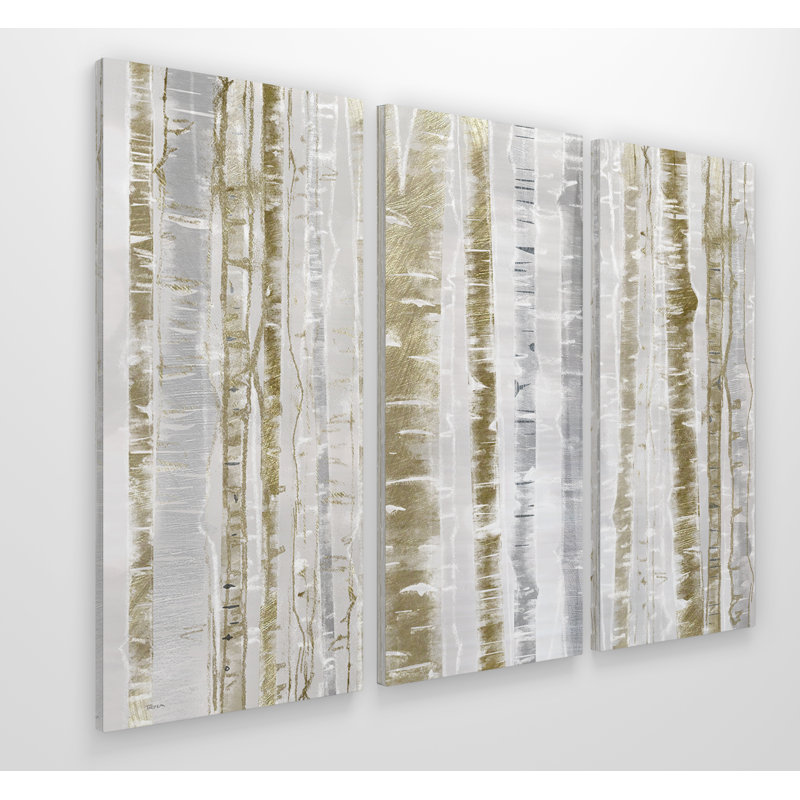 « pré brume », image multi-pièces sur toile tendue, H 24 po x l 36 po x P 1,5 po