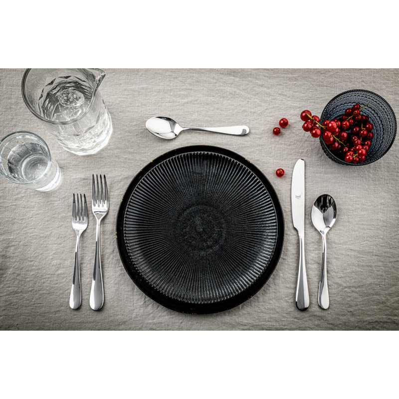 Natura Ice 5 - Piece Stainless Steel Flatware Set - Service for 1, Silver