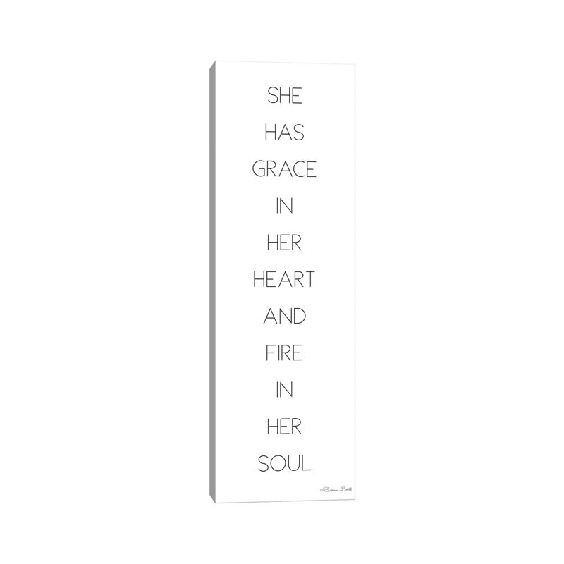 Fire In Her Soul by Susan Ball - Panoramic Print on Canvas, Wrapped Canvas, 121.92cm H x 40.64cm W x 3.81cm D