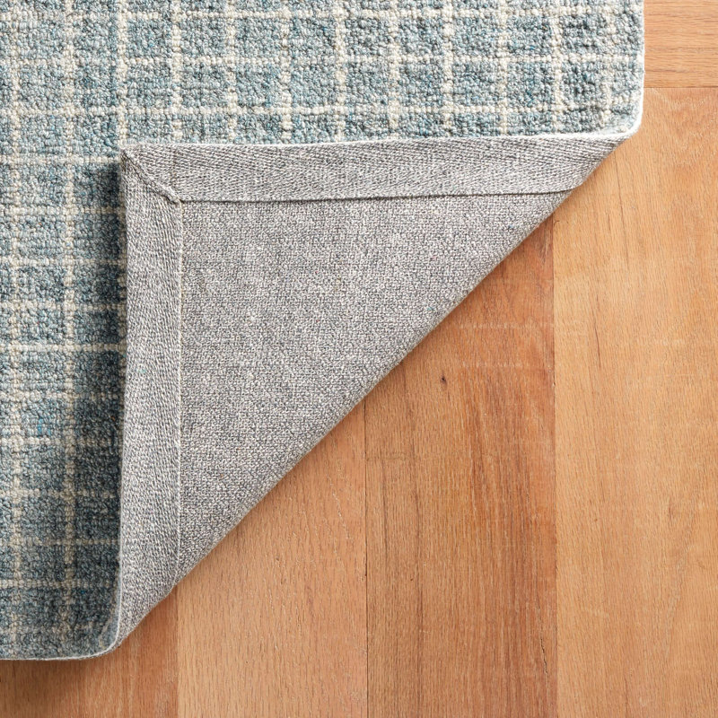 Conall Slate Hand Micro Hooked Wool Rug, Rectangle 7'6" x 9'6"