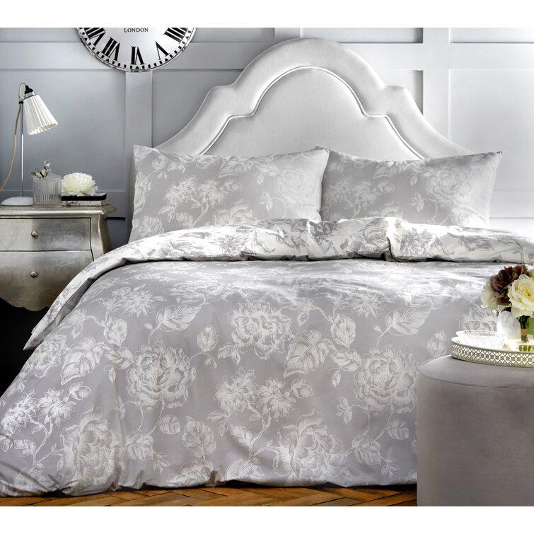 Demetrius Polyester Floral Duvet Cover Set with Pillowcases