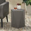 Table d'appoint en béton légère avec attrait moderne, forme pentagonale, 16,28 po x 16,28 po x 17,68 po, sans assemblage, table sauge grise, 16 x 16 x 18, assemblage requis, puce