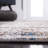 Minyard 298 Area Rug In Gray / Blue Gold-1481359044