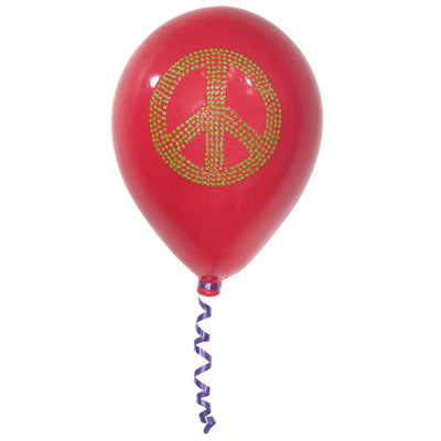 Vanderhoff Permanent Peace Sign Balloon 3D Wall Décor