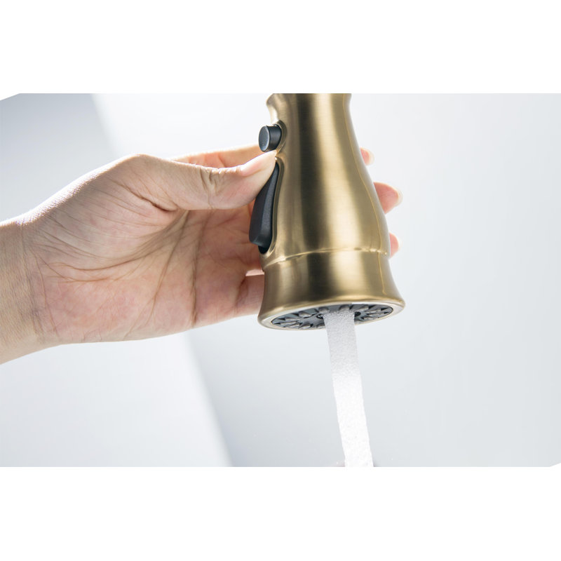 Modern Space Pull Out Kitchen Faucet